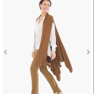 Chico’s ruffled long sleeve blouse.  Size 2.